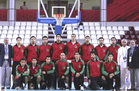 نائب قهرمانی افغانستان در مسابقات بسکتبال جنوب آسیا 