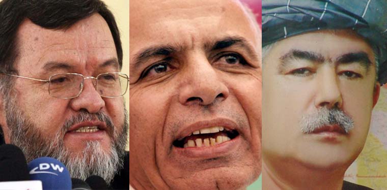 محمدکریم خلیلی، اشرف غنی و جنرال دوستم  تیم جدید انتخاباتی تشکیل دادند