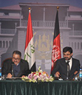 افغانستان و عراق تفاهمنامه همکاری امضا نمودند