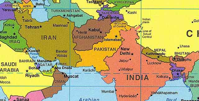 تاثیر روابط نظامی افغانستان و هند  بر روابط افغانستان با کشور های منطقه