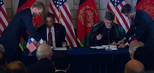 ضرورت دو جانبه امضای پیمان امنیتی میان افغانستان و آمریکا