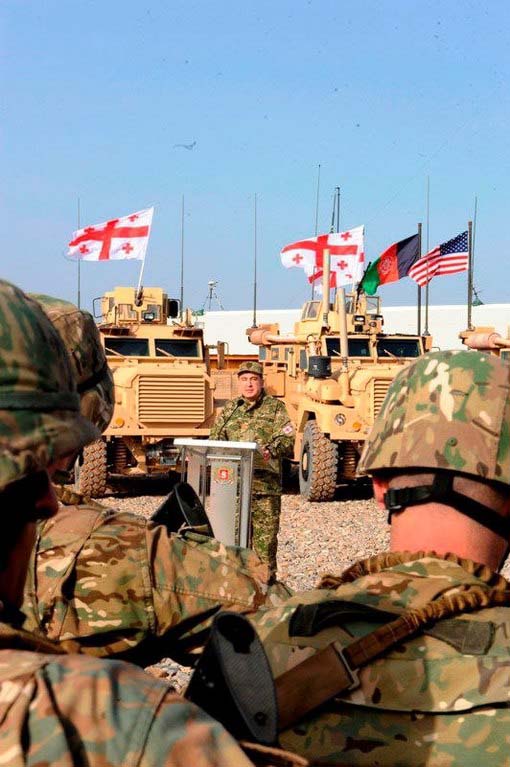 صدراعظم گرجستان: هیچ کس ما را از افغانستان بیرون کرده نمی تواند