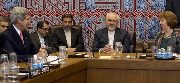 سفر غیرمنتظره وزرای خارجه آمریکا، فرانسه، بریتانیا و آلمان  به جینوا 