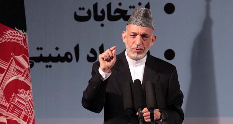 کرزی:  برگزاری انتخابات قطعی است