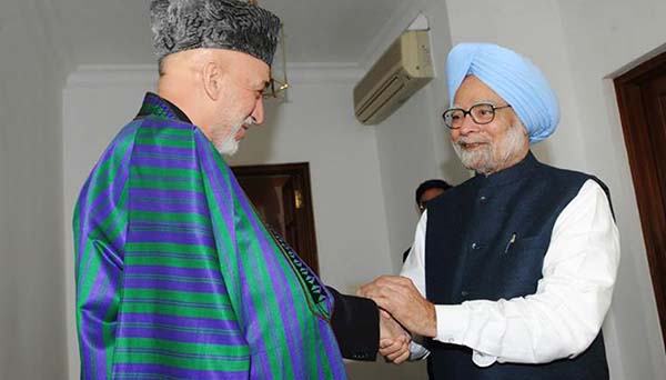 حامد کرزی هند را به افزایش کمک های نظامی تشویق کرد 