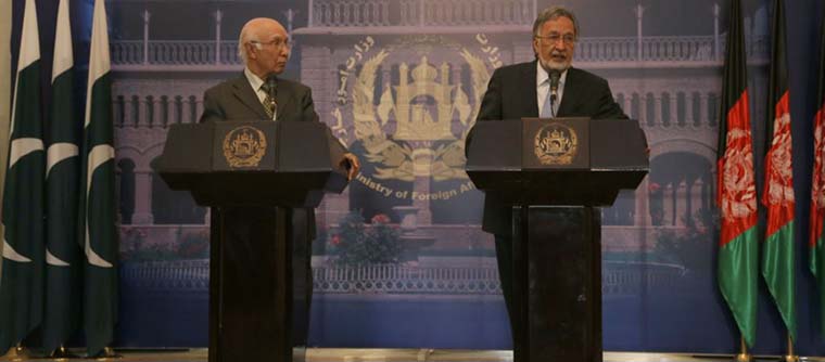 سرتاج عزیز: پاکستان خواهان افغانستان امن، باثبات و متحد است