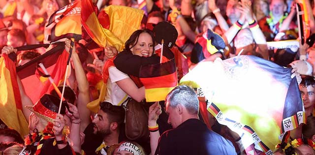 استقبال گسترده آلمانی ها از قهرمانی جام جهانی