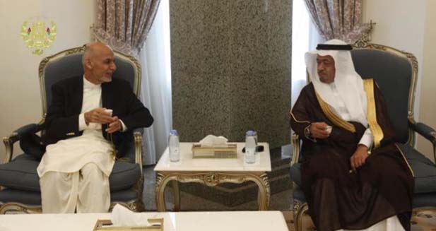 رییس جمهور احمدزی با ولیعهد عربستان سعودی ملاقات  کرد