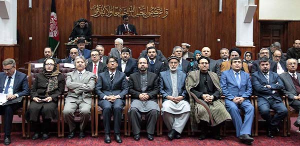 کابینه دولت وحدت ملی به مجلس افغانستان معرفی شد