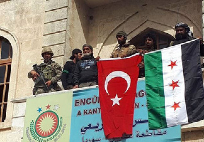 ارتش ترکیه از سیطره کامل بر منطقه عفرین خبر داد