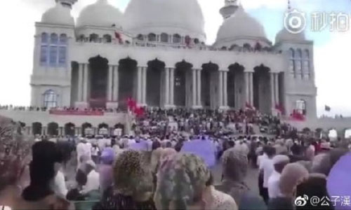 صدها مسلمان مانع تخریب مسجدی در غرب چین شدند