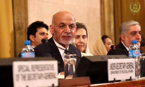  رئیس جمهور پلان جدید صلح را در کنفرانس جینوا اعلام کرد