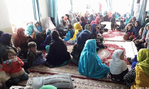 گریز از آتش جنگ غـزنی، پناه در سرمای جانکاه بـرچی 