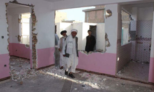 یک ملا امام در هرات پس از برکناری از سمتش بخشی از یک مسجد را تخریب کرد 