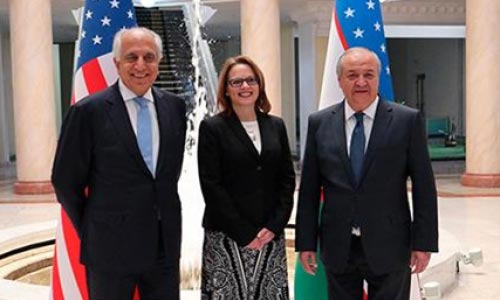  دیدار خلیل‌زاد با وزیر خارجه ازبکستان در رابطه به صلح افغانستان