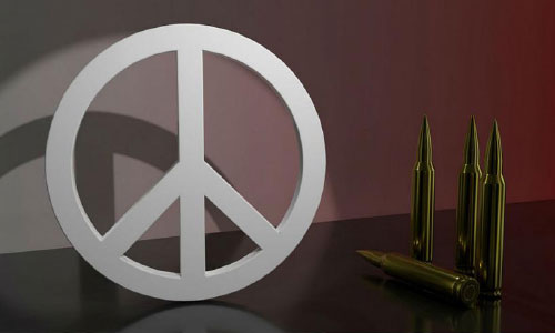  صلح در جهان رو به کاهش است