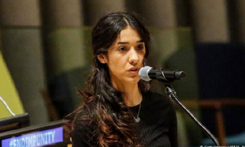 نادیا مراد و دنیس موکویگی برندگان نوبل صلح ۲۰۱۸