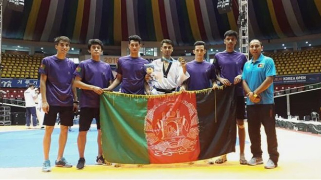 افغانستان برنـده دو مدال طلا در بازی‌های تکواندی آزاد کوریای جنوبی شد