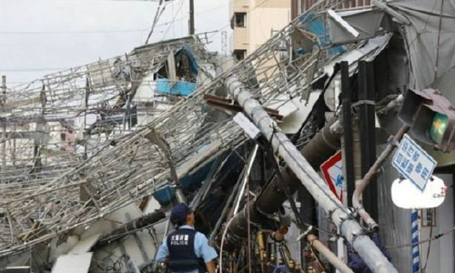 طوفان جبی در جاپان موجب مرگ دست کم شش نفر و لغو صدها پرواز شد
