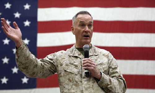  جنرال دنفورد:  ماموریت نظامی امریکا در افغانستان ادامه می‌یابد