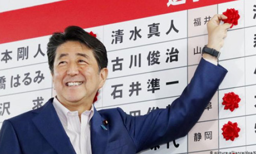 دولت ائتلافی جاپان از کسب دو سوم کرسی‌های سنا بازماند