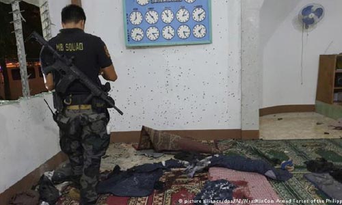 کشته شدن دو نفر در اثر حمله به مسجدی در  فیلیپین
