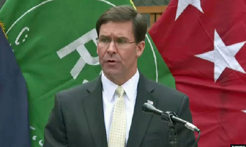 وزیر دفاع امریکا: مبارزه قوی نظامی علیه طالبان ادامه خواهد داشت