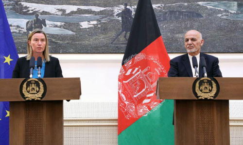  موگرینی در کابل:  افغان‌ها خود مالکیت روند صلح را به عهده داشته باشند