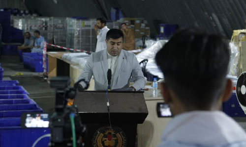  روند انتقال مواد حساس انتخاباتی به ولایت‌ها آغاز شد