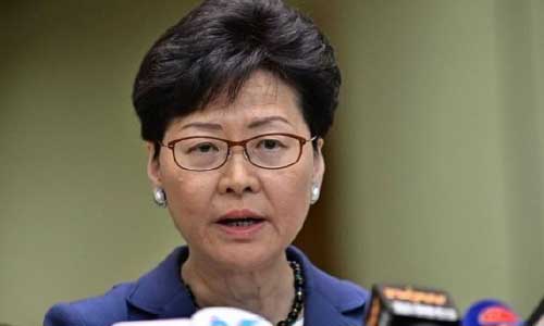 رهبر هانگ‌کانگ از لایحه استرداد مظنونان به چین دفاع کرد