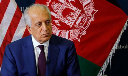 خلیل‌زاد به طالبان:  برآیند روند صلح، زمین گذاشتن سلاح است 