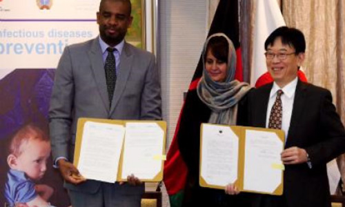 جاپان ۷میلیون دالر دربخش بهداشت زنان و کودکان درافغانستان کمک کرد