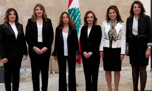 شش وزیر زن در کابینه جدید دولت لبنان؛  زینت عکر، نخستین وزیر دفاع زن در جهان عرب 