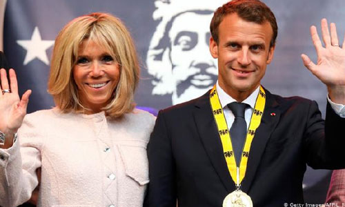 مکرون به توهین بولسونارو به همسرش پاسخ داد