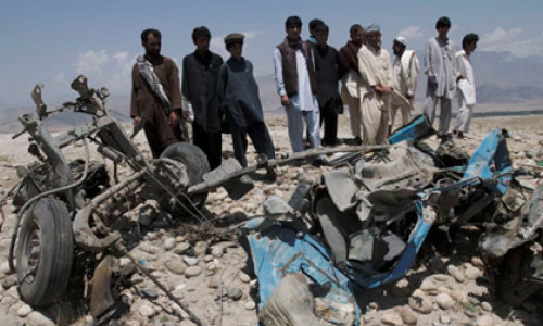  انفجار ماین در دایکندی جان ۸ غیرنظامی را گرفت
