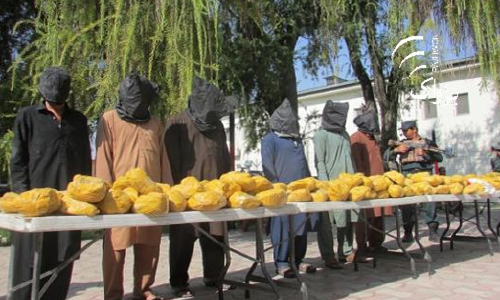 ننګرهار کې ۱۲۰۰ کيلوګرامه نشه يي توکي او ورسره په تړاو ۴۵ کسان نيول شوي