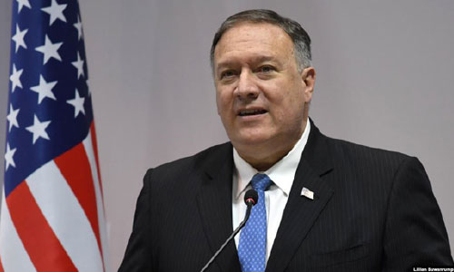  مایک پامپیو:  بیا به پر امریکا له افغانستان څخه ترورېستي برید نه‌کېږي