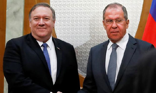 پومپئو در روسیه: به دنبال جنگ با ایران نیستیم