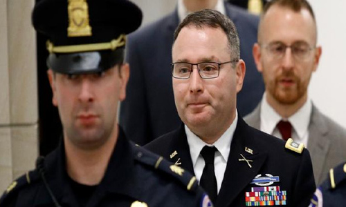 سرپیچی یکی از مشاوران کاخ سفید از توصیه ترامپ در ماجرای اوکراین