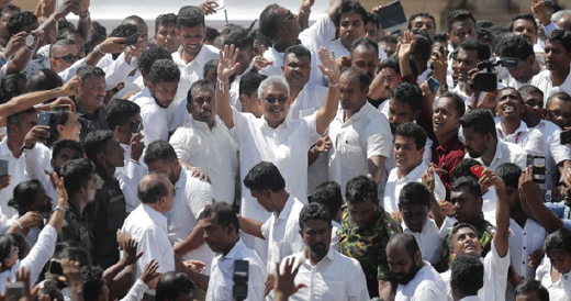 راجاپاکسا به عنوان رئیس‌‌جمهوری جدید سری‌‌لانکا سوگند یاد کرد