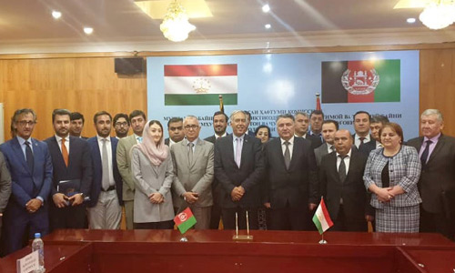 افغانستان و تاجیکستان بر گسترش مناسبات اقتصادی و تجاری  تاکید کردند