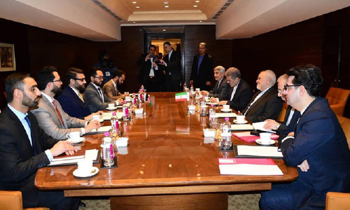 محب در دیدار با ظریف: تنش‌های منطقه نباید روند صلح افغانستان را متضرر کند