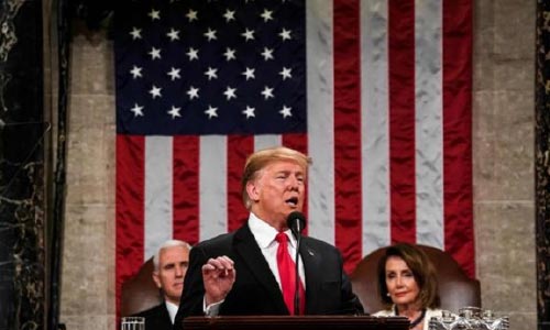 حمله دونالد ترامپ به حکومت ایران در نطق سالانه در کنگره