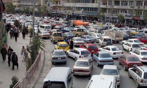 کابل شهری با حدود یک میلیون واسطه نقلیه  اما بدون پارکینگ