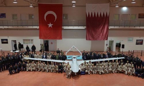 قطر هواپیماهای بدون سرنشین نظامی را  از ترکیه تحویل گرفت