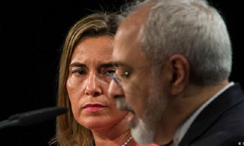 نامه وزیر خارجه ایران به موگرینی:  مهلت۶۰ روزه به اروپا برای عمل به برجام
