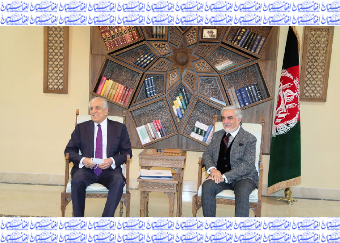 دیدار داکتر عبدالله با خلیلزاد