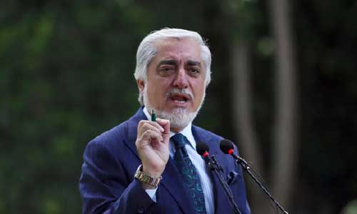 عبدالله عبدالله خواهان بسته شدن صفحه دشمنی با طالبان شد