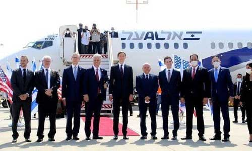 پرواز «صلح»  از اسرائیل در ابوظبی به زمین نشست