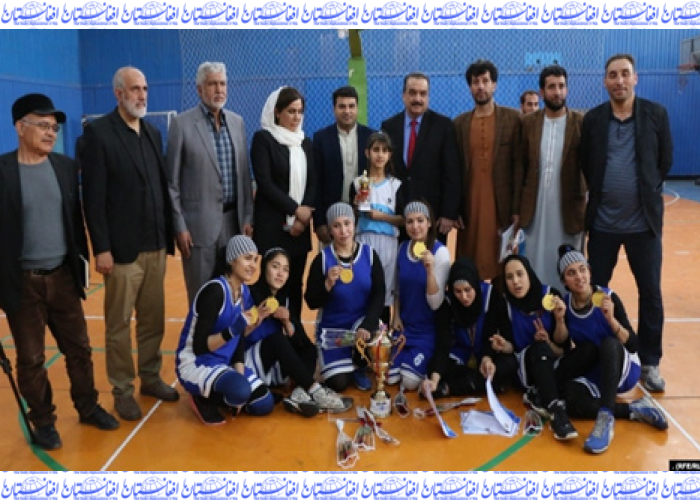 تیم باسکتبال کابل مقام قهرمانی رقابت‌های تیم ملی بانوان را بدست آورد